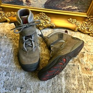Merrell 'Boulder' Cycletread Leather Hiking Boots
